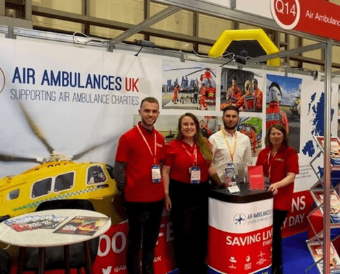 Team photo at the Emergency Services Show 2022