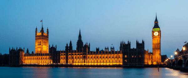 Photo of Houses of Parliament set at dusk